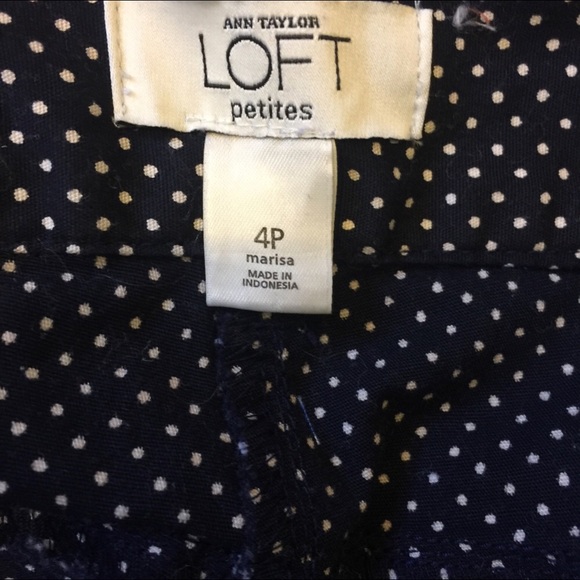 Navy LOFT Petite Pants - Picture 3 of 3