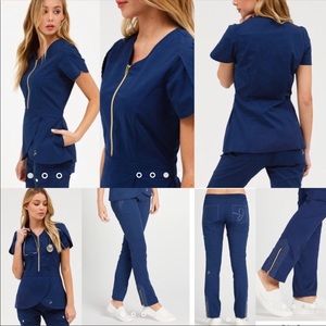 Jaanuu - scrub set!!! XS in estate navy color