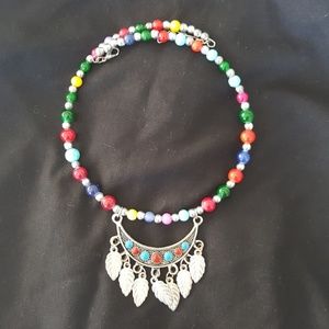 Colorful beaded necklace