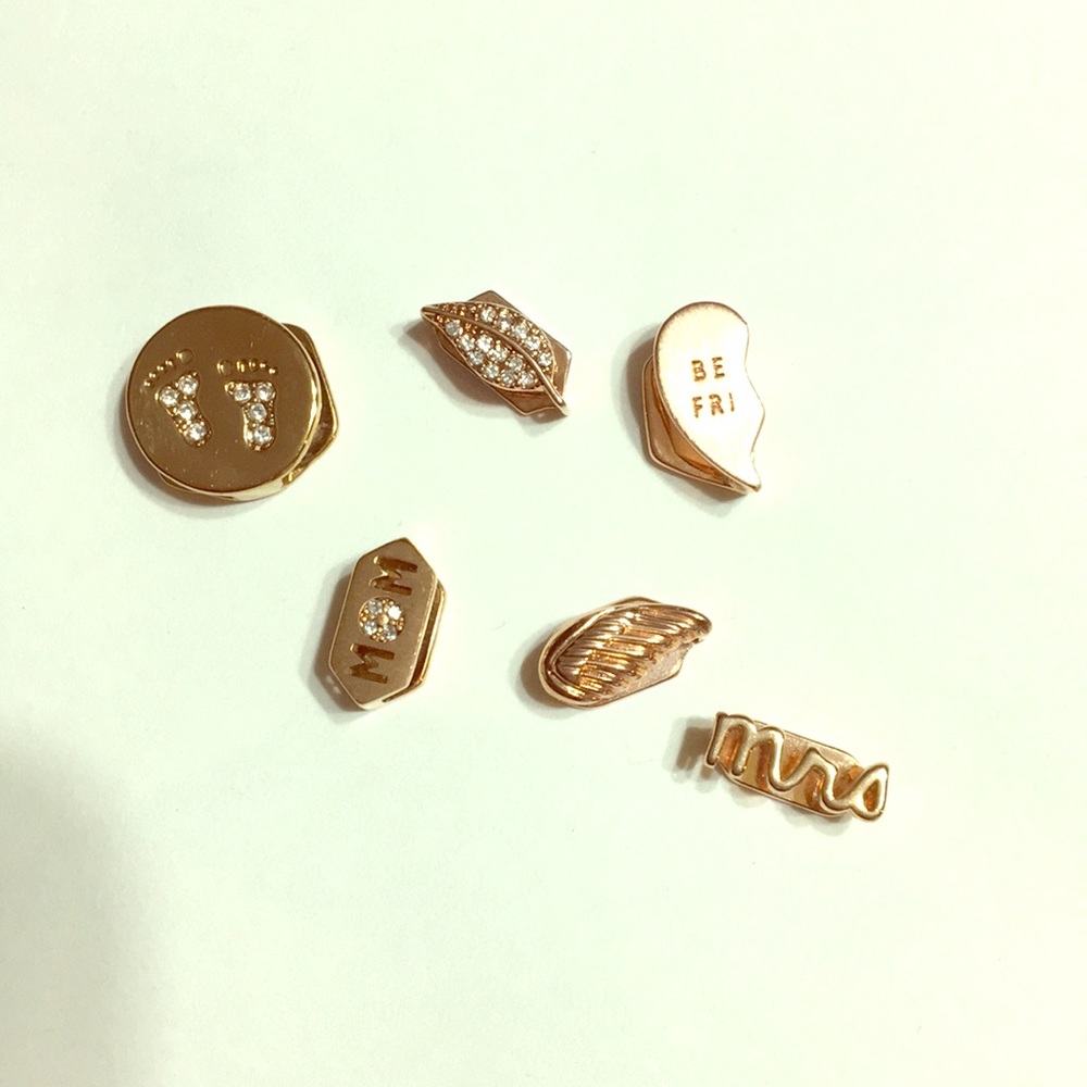 Keep Collective Rose gold charms - sold together