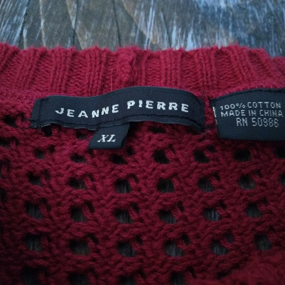 Jeanne Pierre Knit Top XL - Picture 3 of 3