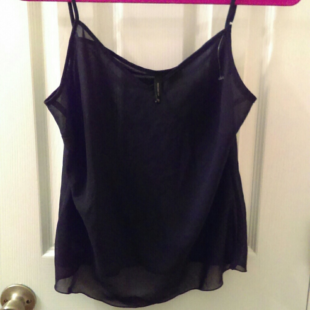 SOLD Sheer Black Top - Picture 1 of 3