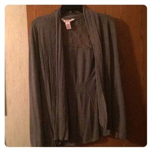 Grey cardigan