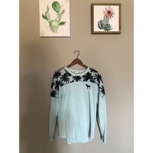 PINK long sleeve varsity shirt