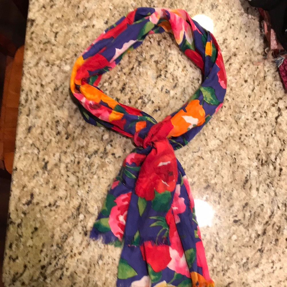 Floral Silk Scarf