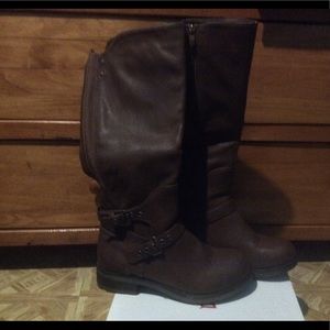 Kadimaya Brown knee length boots