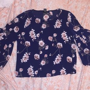 Size Medium floral shirt from Rue 21