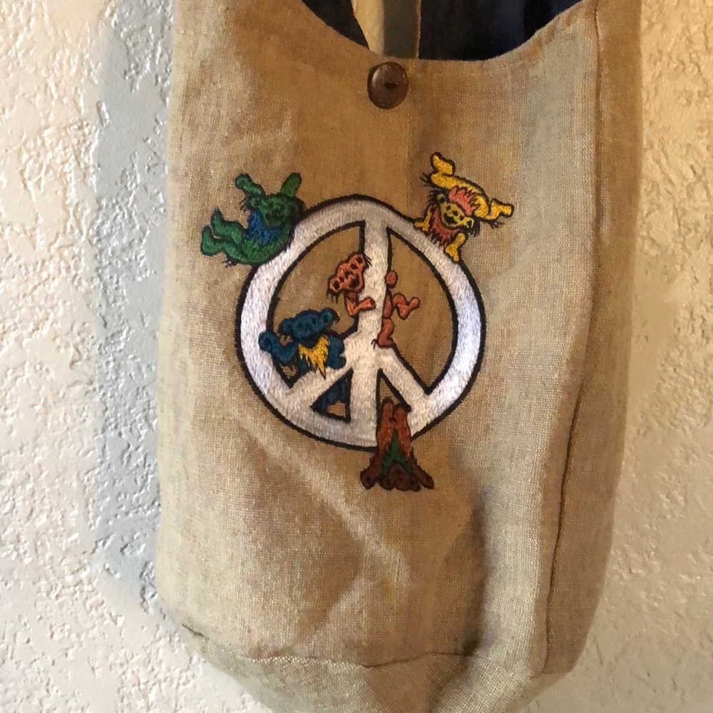 Burlap purse