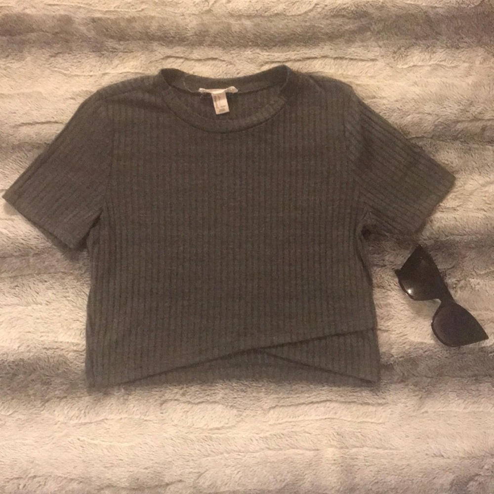 Gray Crop Top!