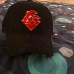 Pink dolphin logo hat