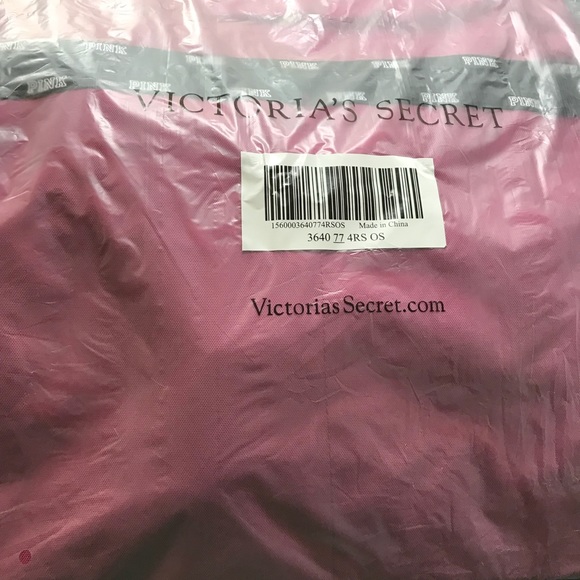 Pink Victoria Secret Tote With Tech Pouch - Picture 4 of 5