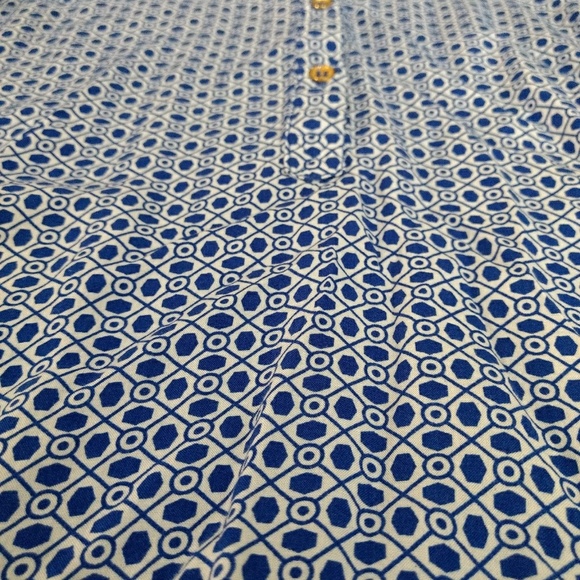 Blue and White Blouse - Picture 2 of 4