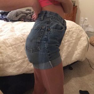 Vintage Levi denim shorts