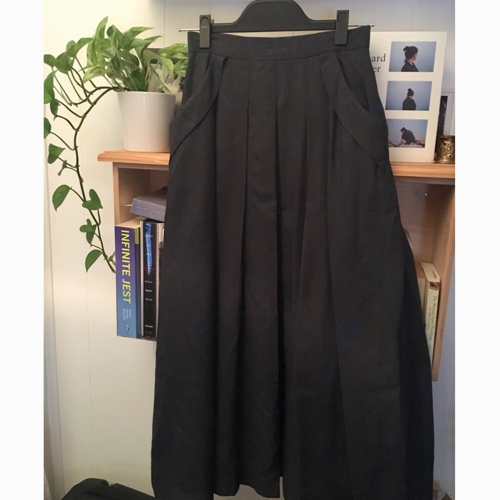 VINTAGE Yves Saint Lauren paisley maxi skirt