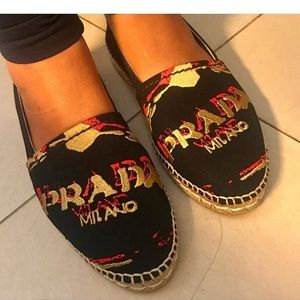 prada canvas espadrilles