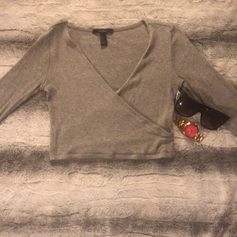 Forever 21 Wrap crop top!