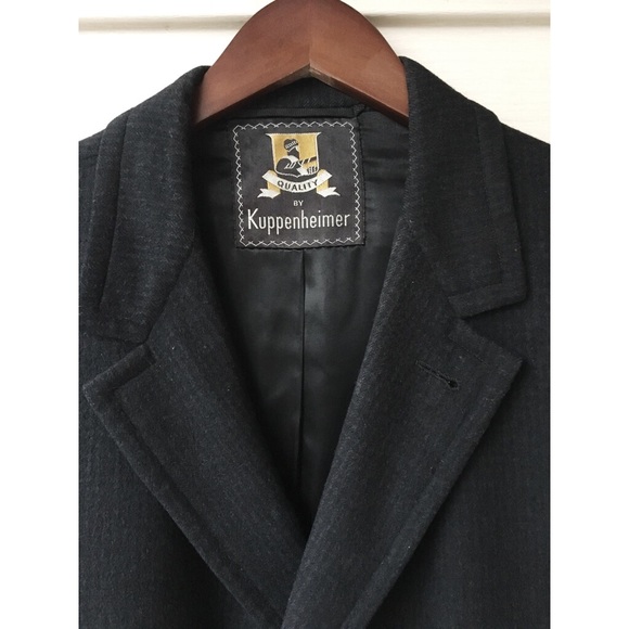 LONG BLACK COAT - Picture 3 of 5