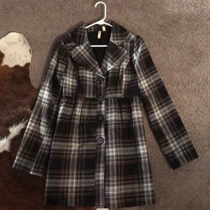 Plaid coat