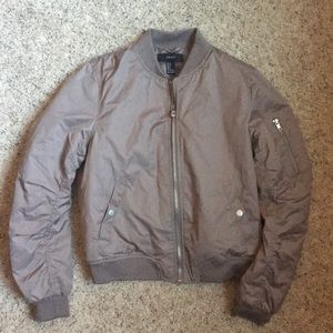 Forever 21 Nylon Bomber Jacket