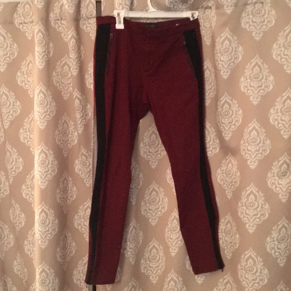 Burgundy  “Sloan” pants, new condition.