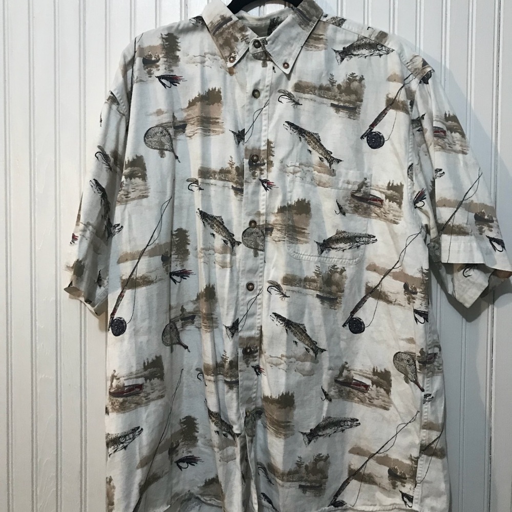 Fishing button down