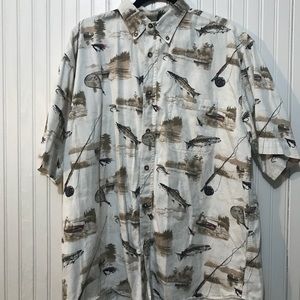 Fishing button down