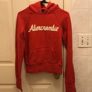 Abercrombie & Fitch Red Hoodie