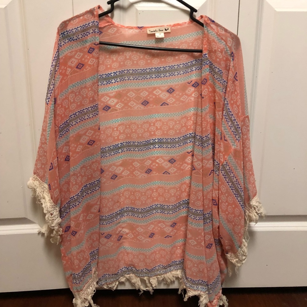 Aztec Kimono with fringe