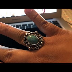 Silver Ring with Turquoise Stone