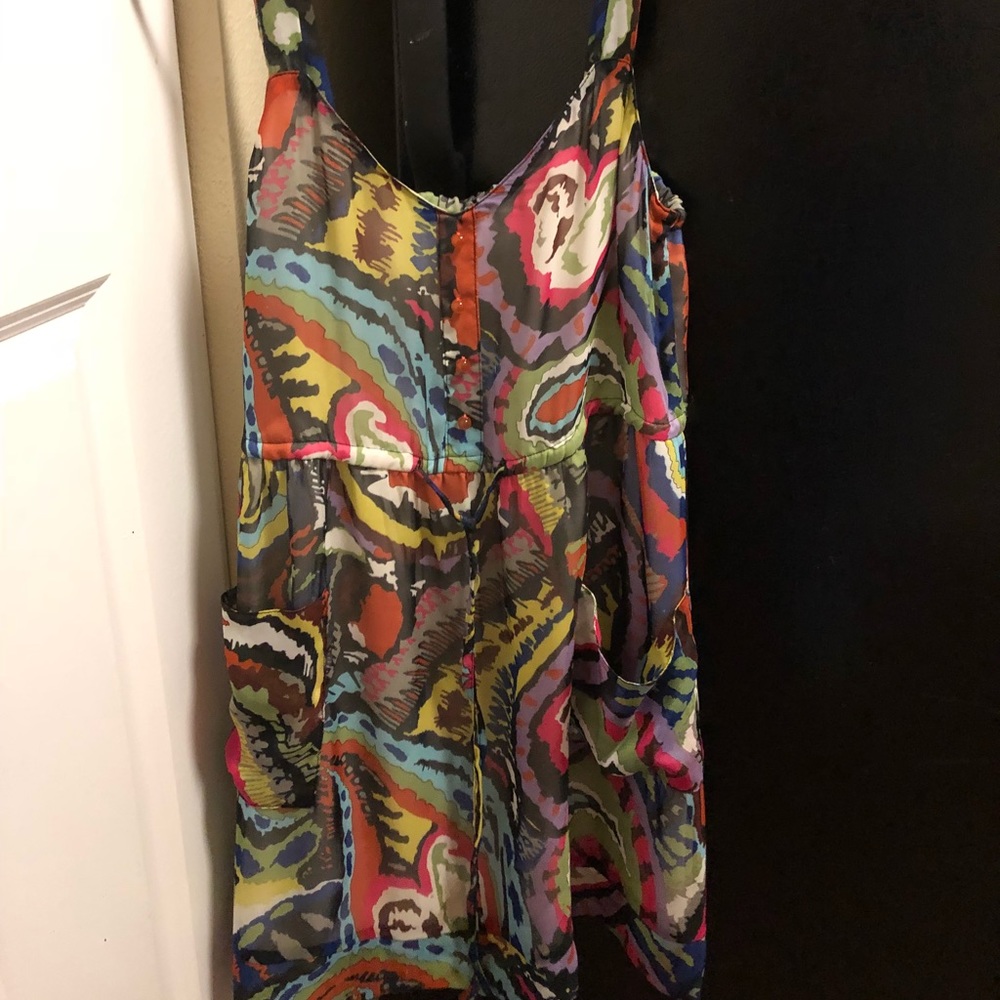 Geo patterned dress