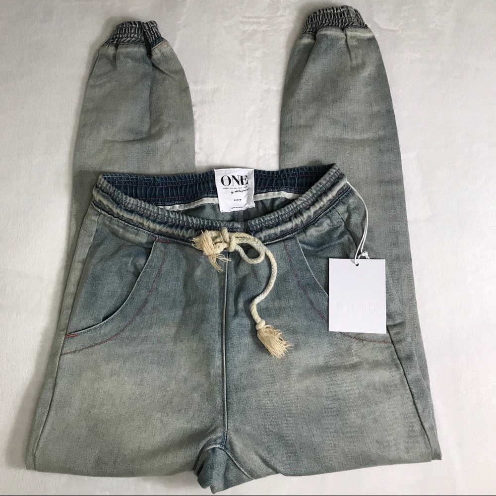 One Teaspoon Super Trackies Relaxed Leg Jeans - Picture 4 of 8