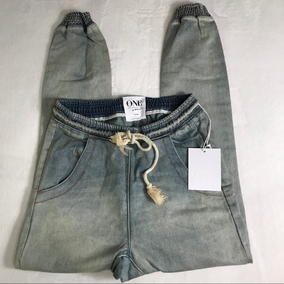 One Teaspoon Super Trackies Relaxed Leg Jeans - Picture 4 of 8