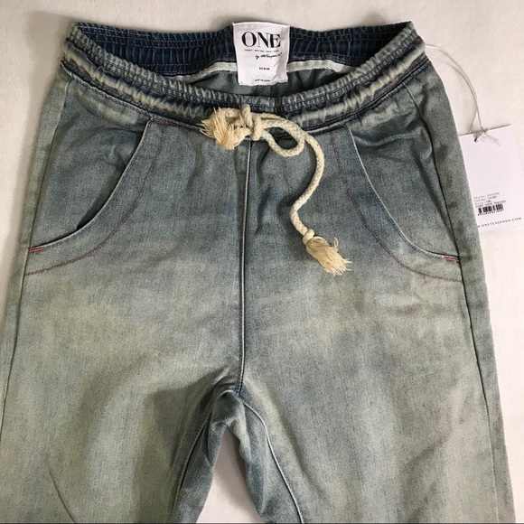 One Teaspoon Super Trackies Relaxed Leg Jeans - Picture 5 of 8