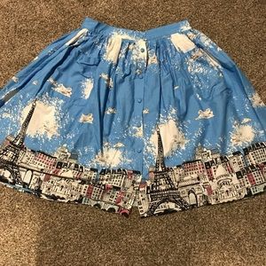 Retro City Scape Skirt | 12