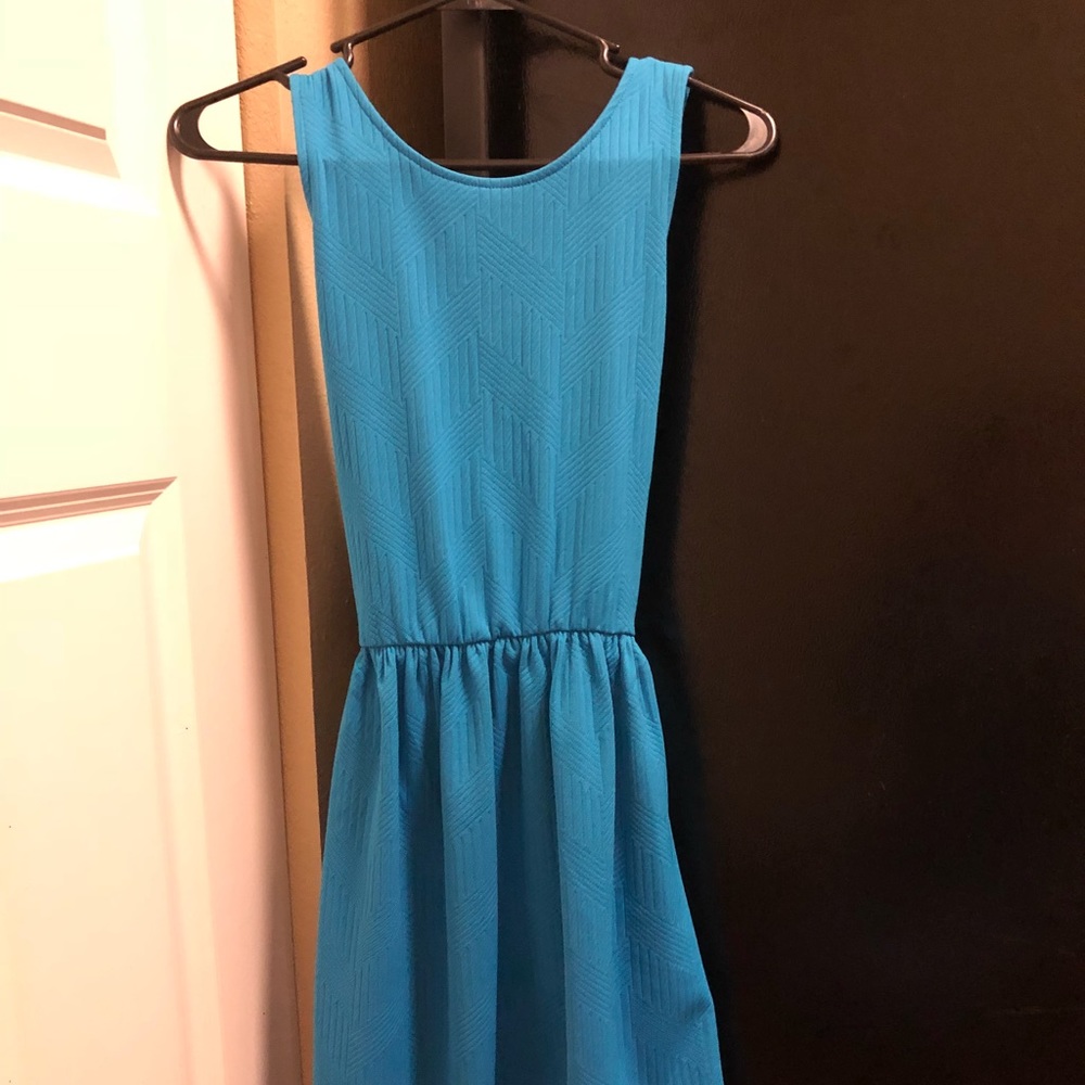 Blue Skater Dress