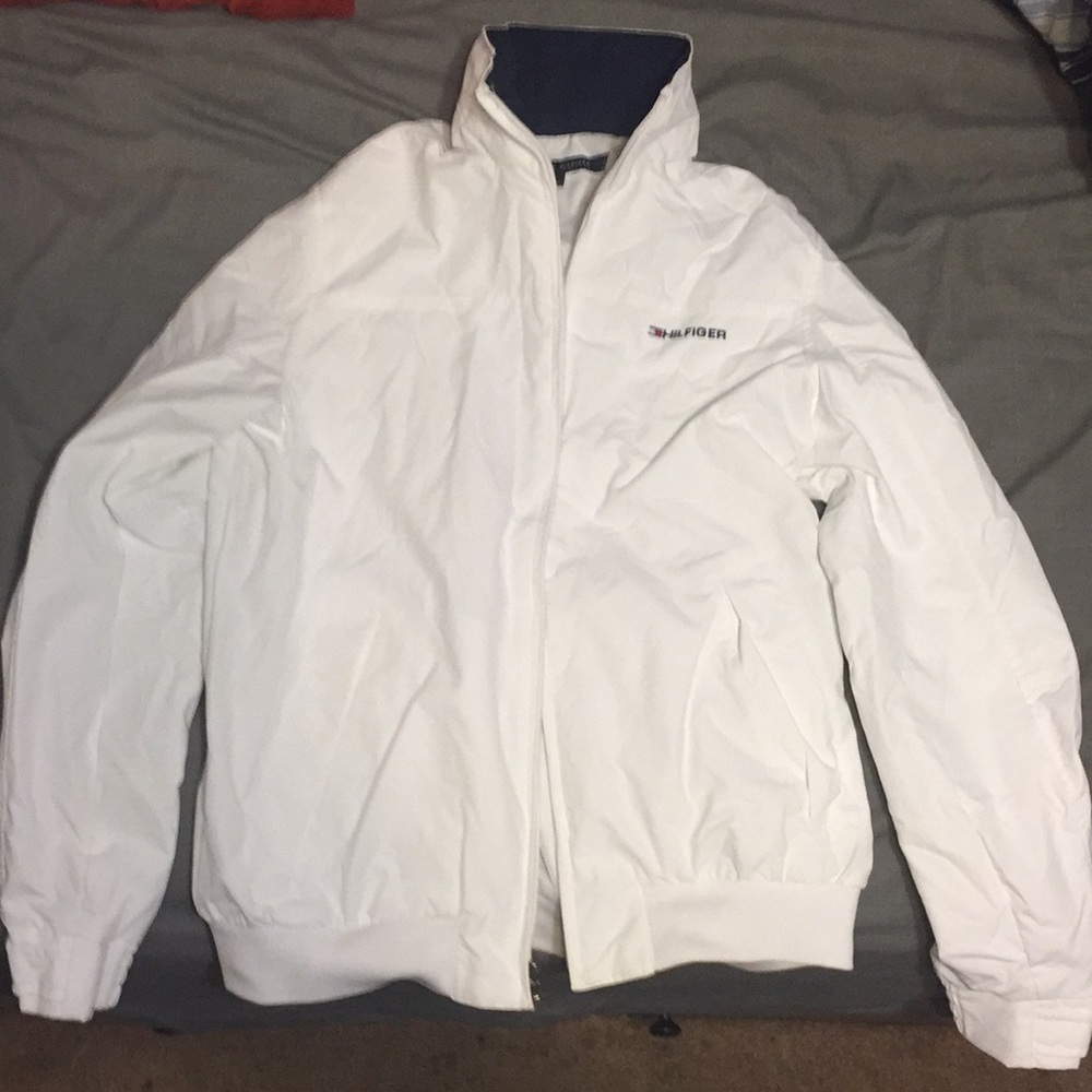 Tommy Hilfiger white windbreaker/Jacket