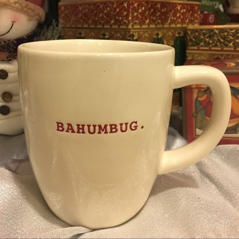 NWT RAE DUNN BAHUMBUG CHRISTMAS MUG