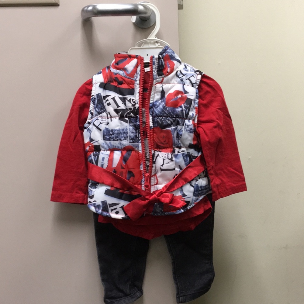 Enyce 3 Pc Jeans, Shirt & Vest Set