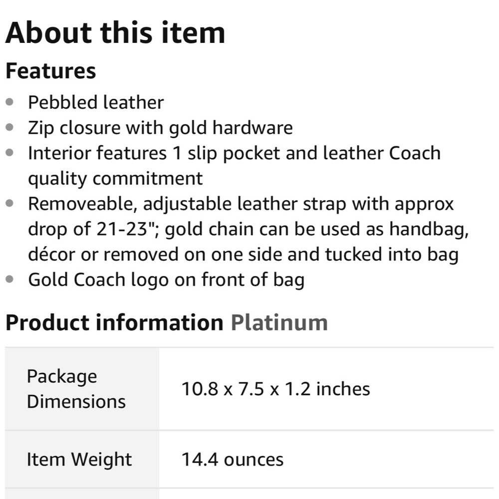 Coach Crossbody - Picture 3 of 7