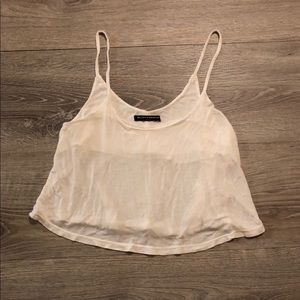 Brandy White Soft Cotton Tank 🤣