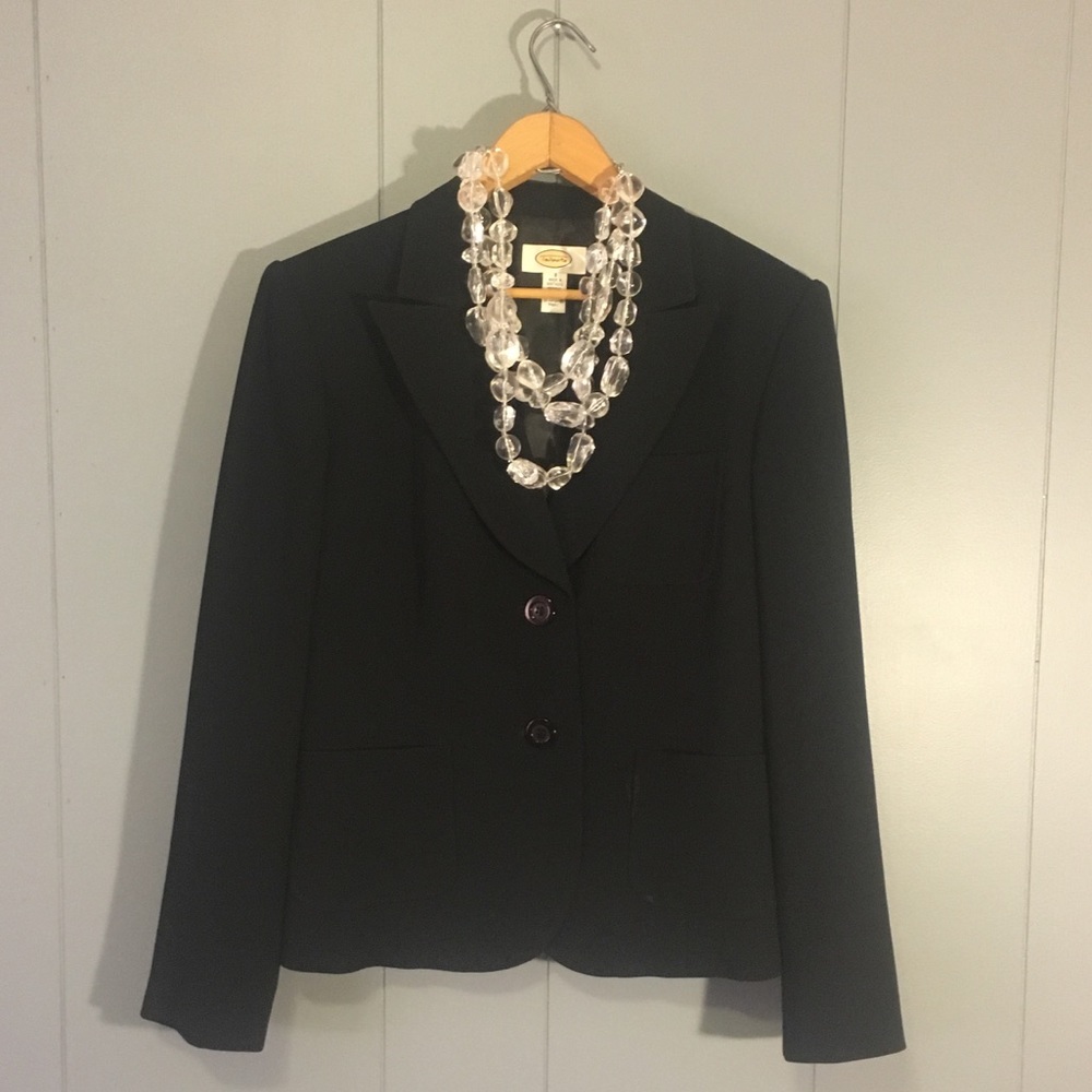 💖BLACK TALBOTS BLAZER EUC💖