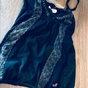 HOLLISTER | blue blouse tank top