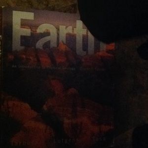 Large textbook earth