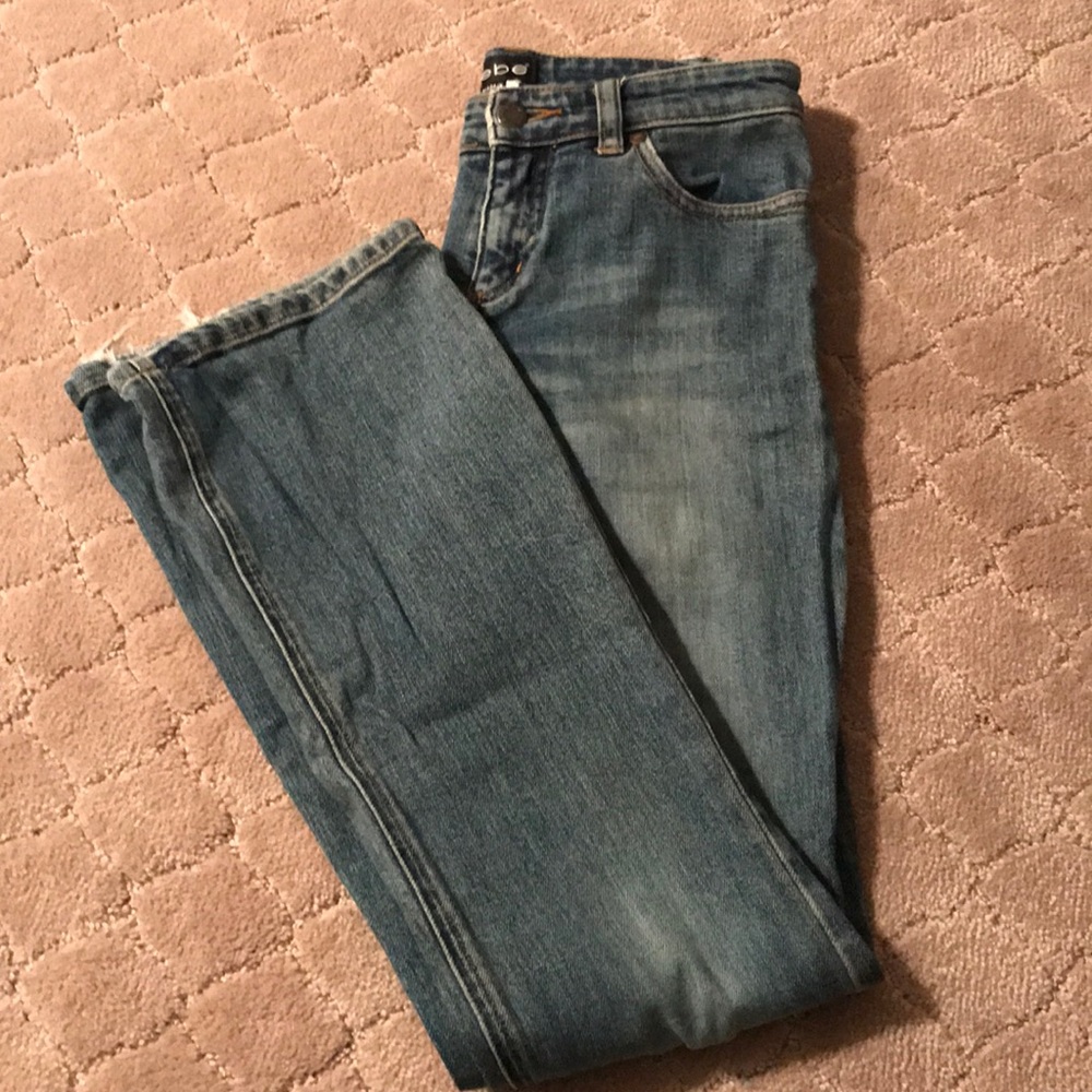 Bebe washed out jeans