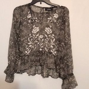 Lulus sheer top