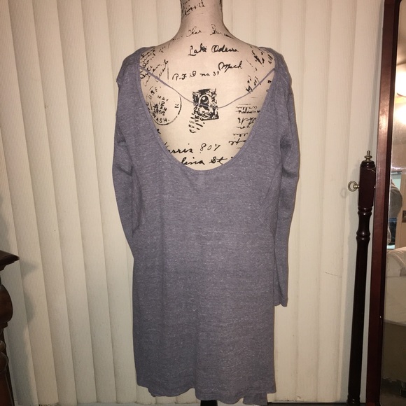 Brand New, Never Worn FREE PEOPLE TUNIC GREY TOP - Picture 3 of 6