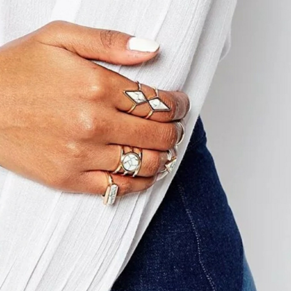 🌹Bohemian Style Triple Layer Ring - Picture 5 of 5