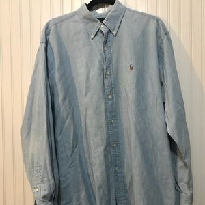 Polo denim button down