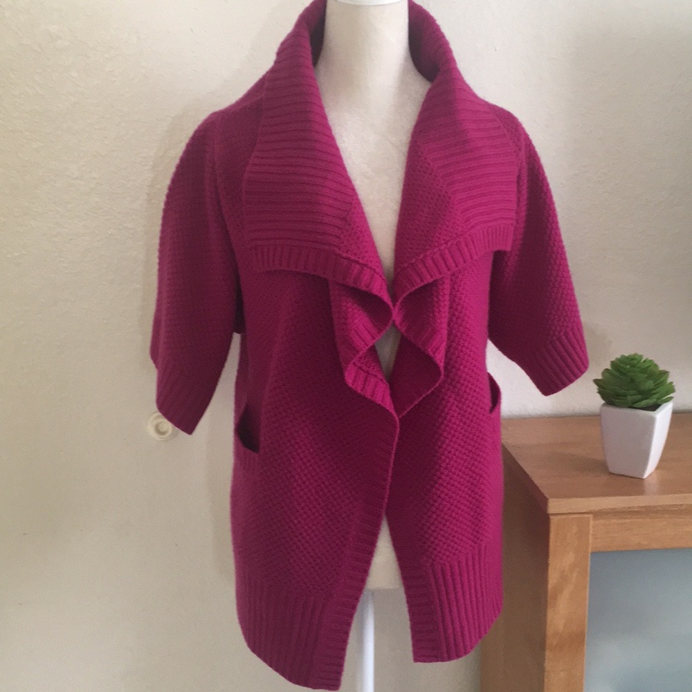 💯 Cashmere Neiman Marcus Shawl Sweater