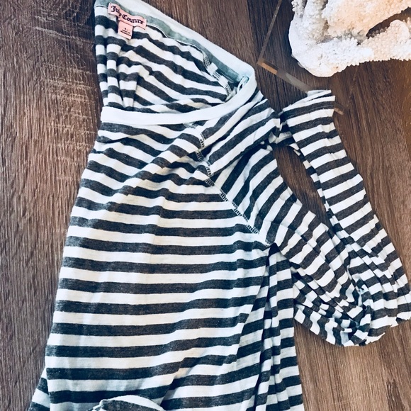 JUICY COUTURE  | stripped long sleeve shirt - Picture 1 of 4